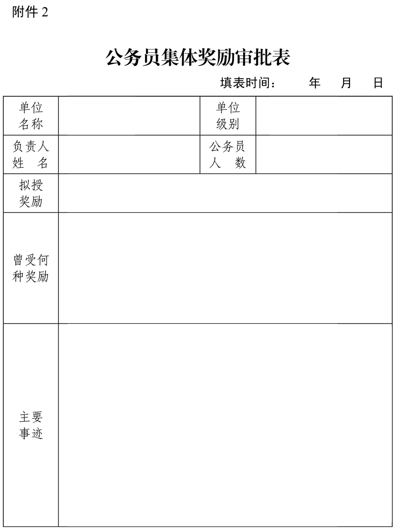 公务员奖励规定全文